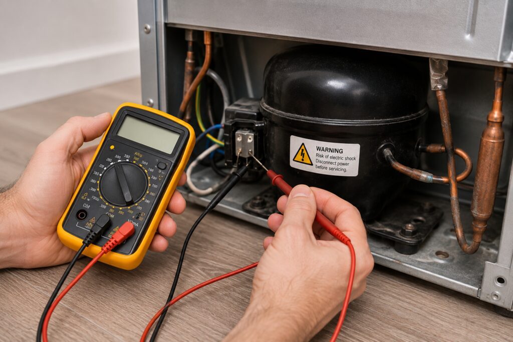 Viking Refrigerator Compressor Is Hot but the Fridge Is Not Cooling